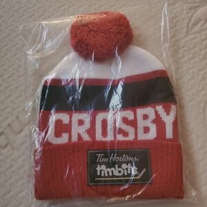 Kids Red and Black Beanie